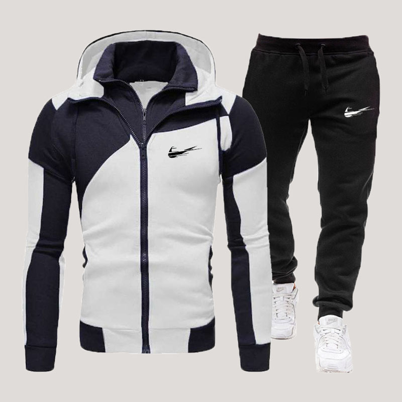 White Fashion Sportswear Print Split Joint Hooded Collar Long Sleeve Two Pieces
White Fashion Sportswear Print Split Joint Hooded Collar Long Sleeve Two Pieces