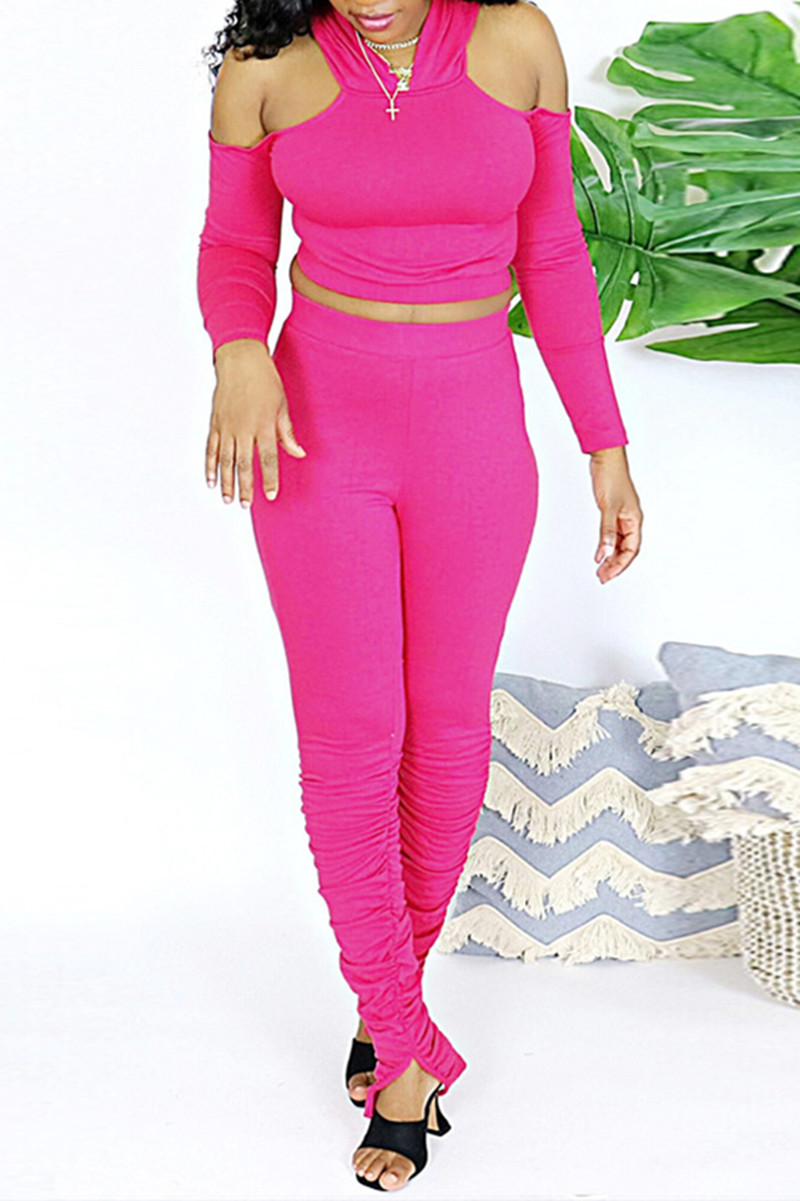 Rose Red Fashion Solid Backless Cross Straps Fold Hooded Collar Long Sleeve Two Pieces
Rose Red Fashion Solid Backless Cross Straps Fold Hooded Collar Long Sleeve Two Pieces
