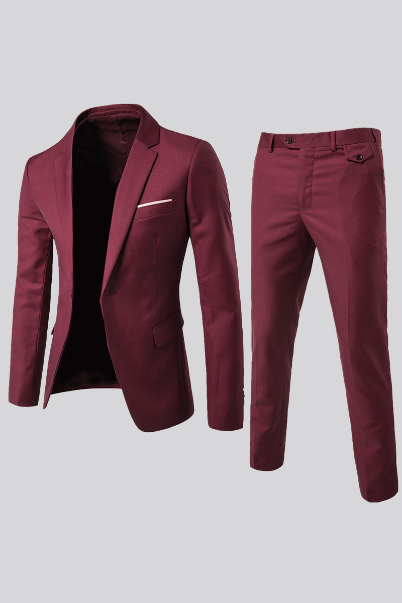 Burgundy Fashion Casual Solid Split Joint Buttons Turn-back Collar Outerwear Two Pieces
Burgundy Fashion Casual Solid Split Joint Buttons Turn-back Collar Outerwear Two Pieces