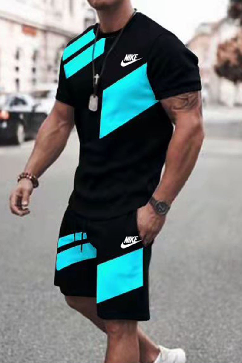 Black Green Fashion Sportswear Print Split Joint O Neck Short Sleeve Two Pieces
Black Green Fashion Sportswear Print Split Joint O Neck Short Sleeve Two Pieces