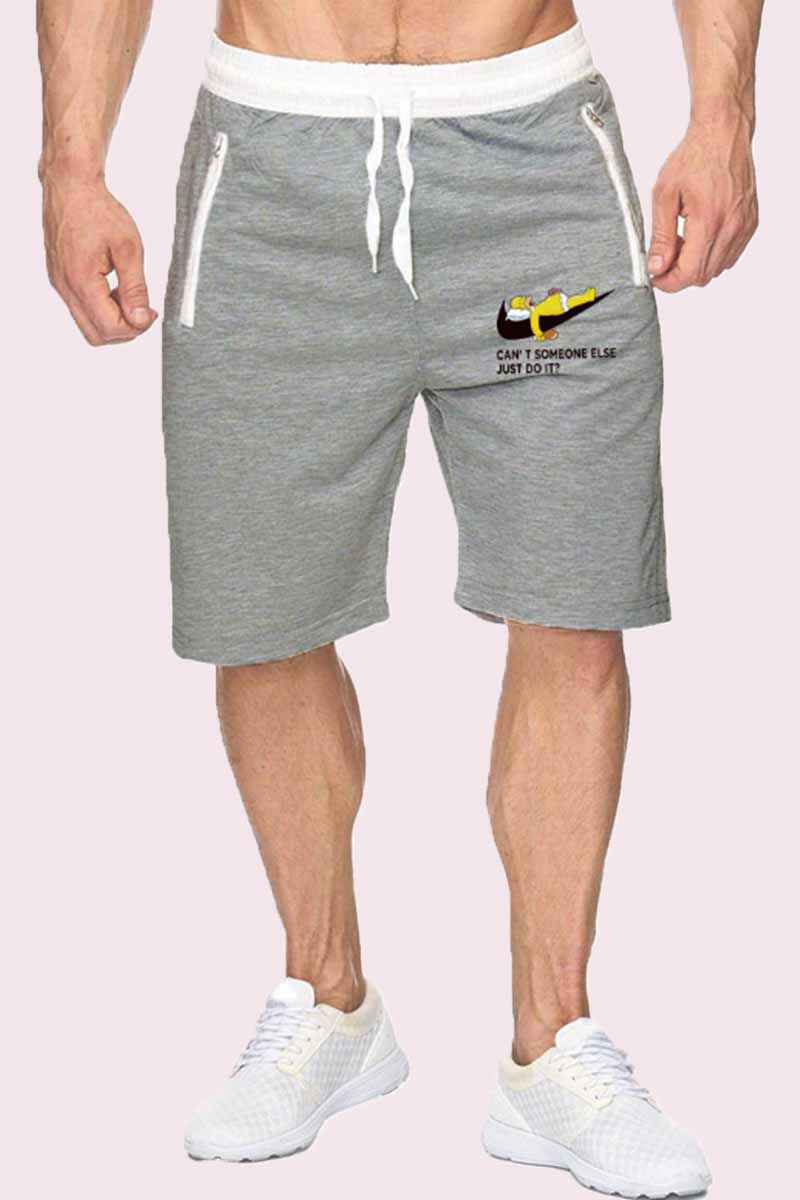 Light Gray Fashion Casual Print Patchwork Letter Mid Waist Straight Shorts
Light Gray Fashion Casual Print Patchwork Letter Mid Waist Straight Shorts