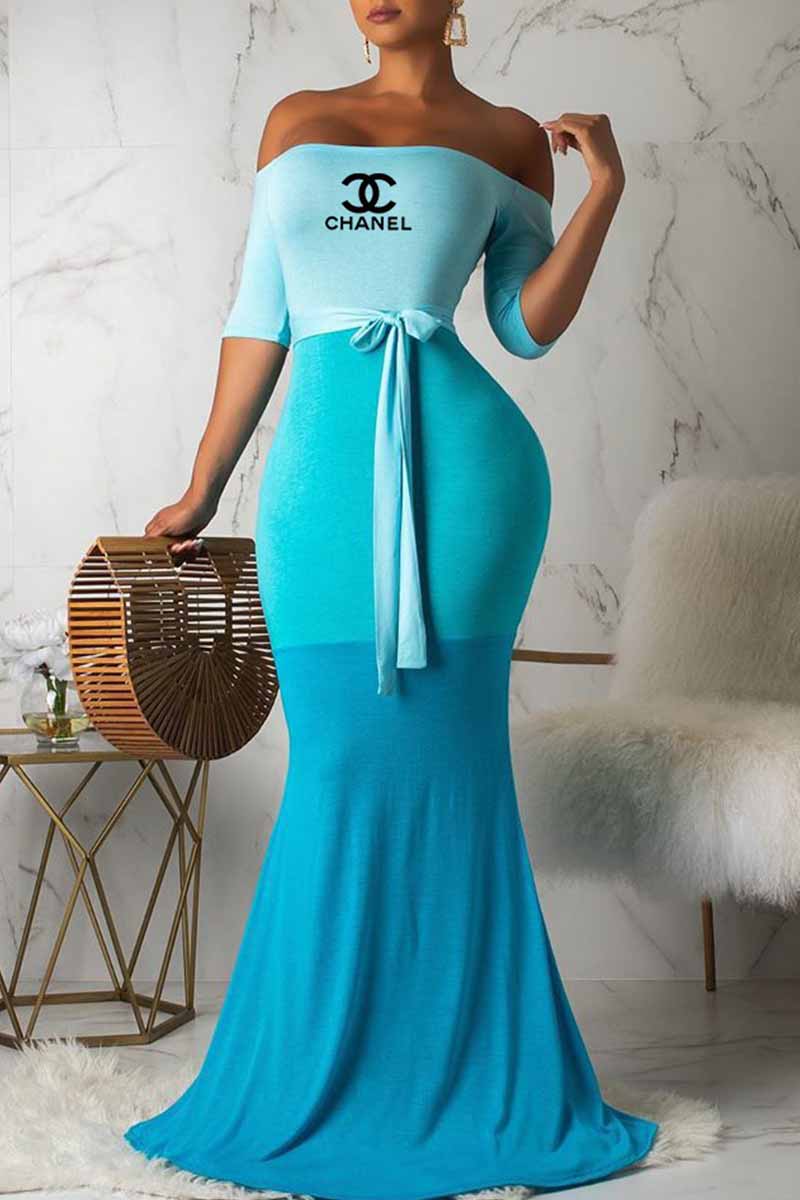 Baby Blue Fashion Sexy Print Patchwork Letter Off the Shoulder Wrapped Skirt Dresses
Baby Blue Fashion Sexy Print Patchwork Letter Off the Shoulder Wrapped Skirt Dresses