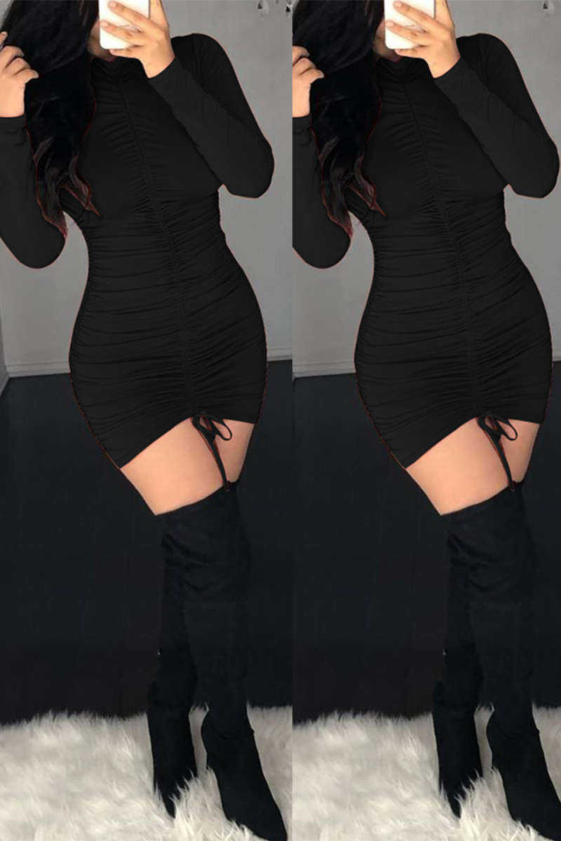Black Street Fashion adult Cap Sleeve Long Sleeves O neck Pencil Dress Mini Draped backless Soli
Black Street Fashion adult Cap Sleeve Long Sleeves O neck Pencil Dress Mini Draped backless Soli
