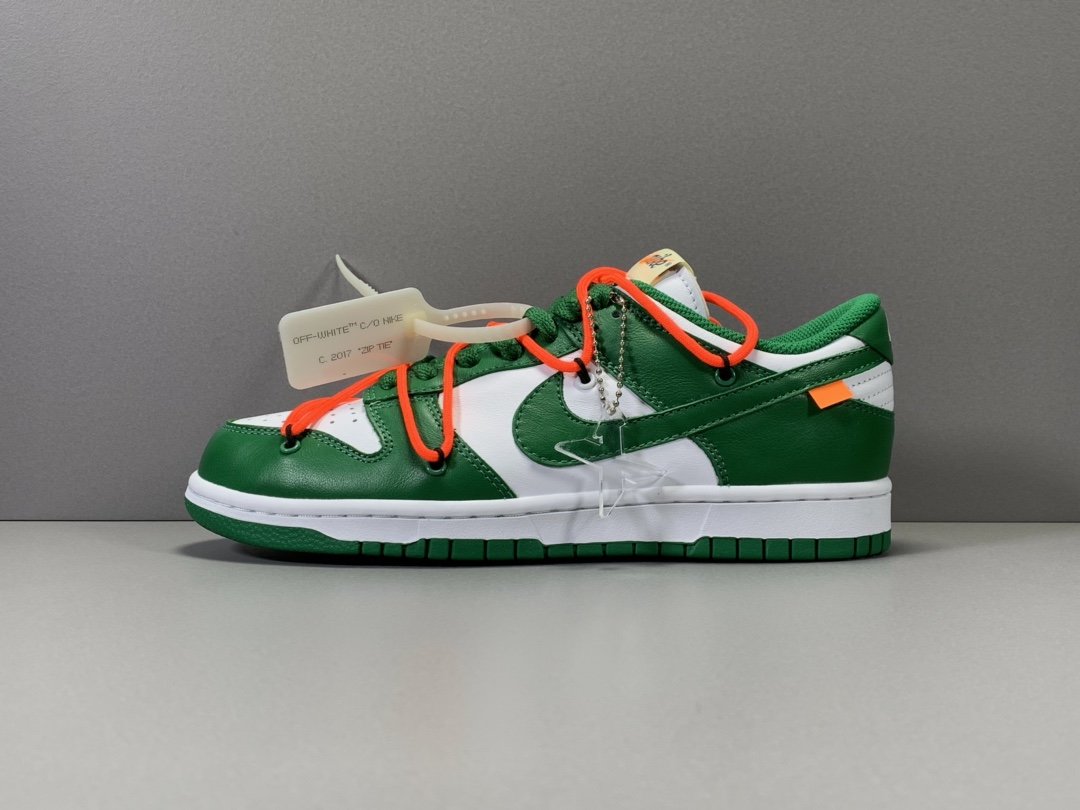 100% AUTHENTIC BRAND NEW NIKE OFF WHITE DUNK LOW WHITE PINE GREEN size 11  for Sale in West Covina, CA - OfferUp