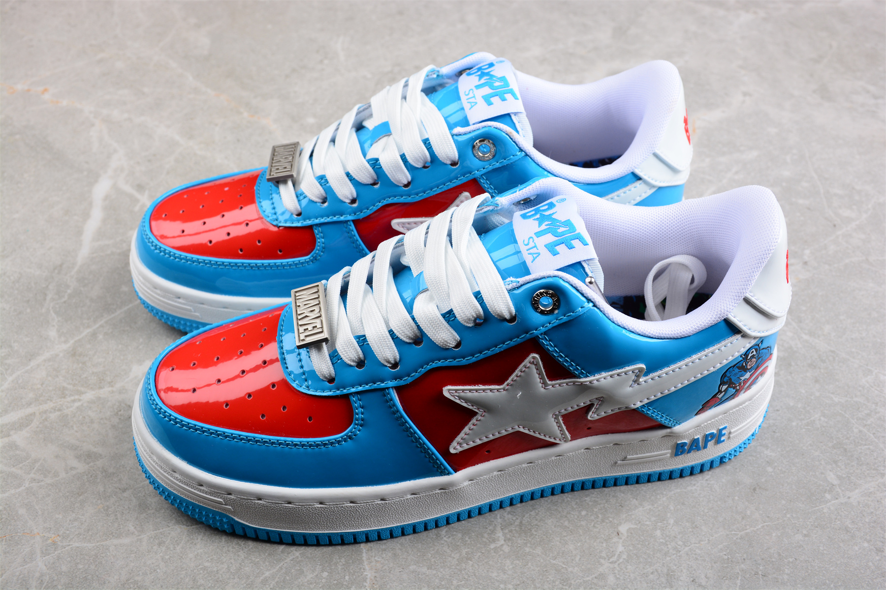 US$ 135.00 - A Bathing Ape Bape Sta Marvel Comics Captain America