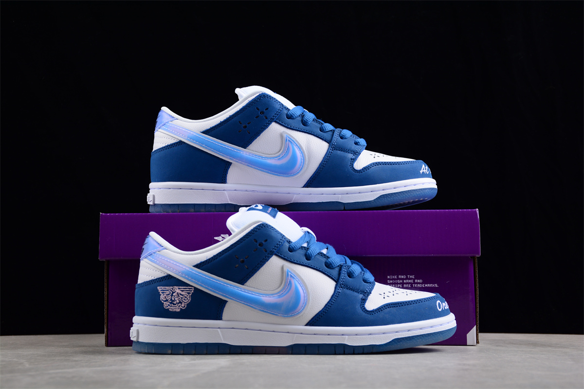 Nike SB Dunk Low Born X Raised One Block At A Time Men's - FN7819-400 - US