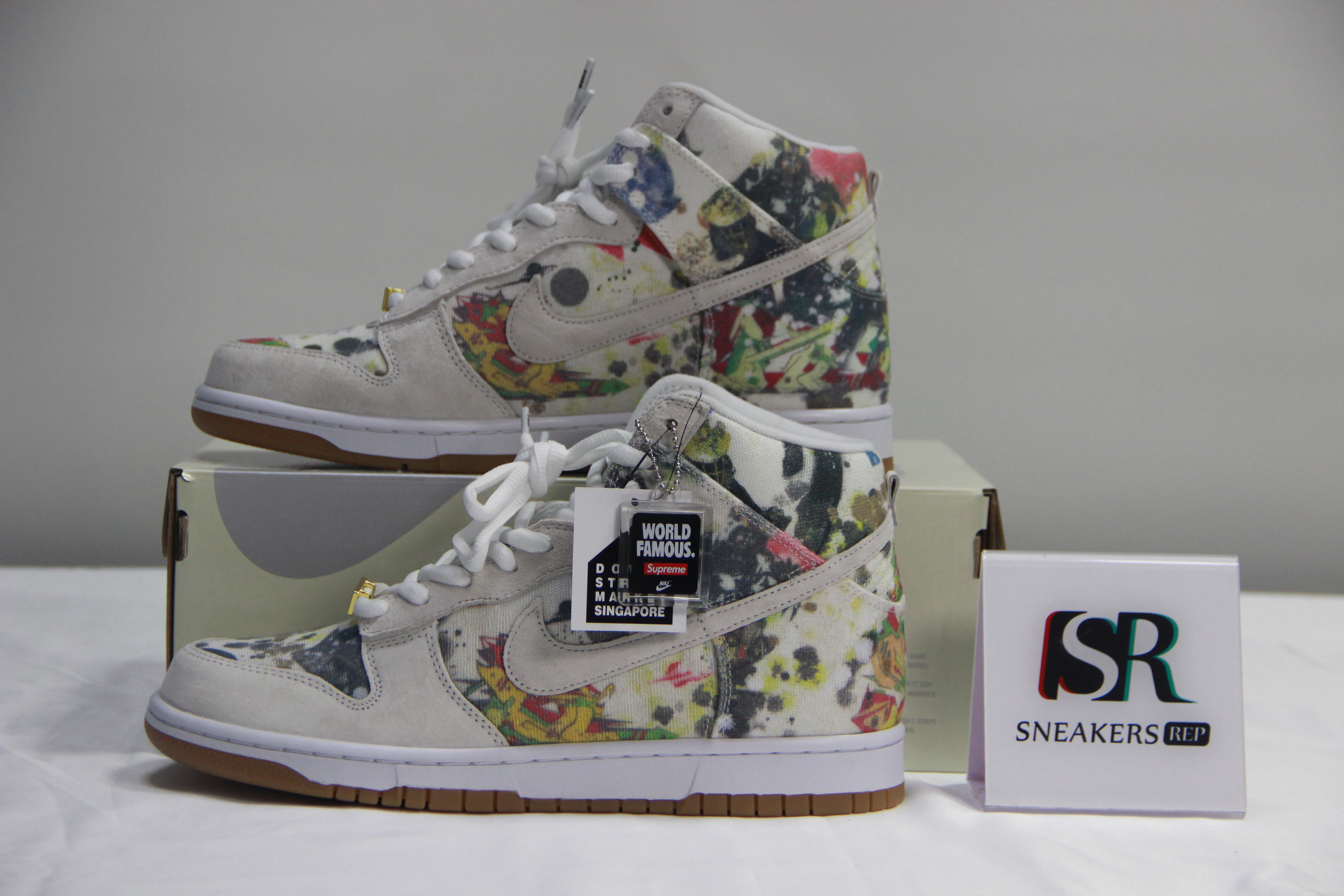 Nike SB Dunk High Supreme Rammellzee - Sneakers FD8779-100