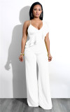 Som Show Backless Solid Fashion sexiga Jumpsuits & Rompers