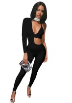 Black Hole Solid sexy Jumpsuits & Rompers