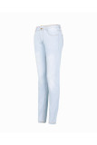 Белые джинсовые брюки-карандаш с застежкой-молнией Fly High Solid Washing Брюки-карандаш Низ