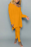 Серые модные однотонные костюмы для взрослых Ma'am Street из двух предметов-карандаш с длинными рукавами из двух частей