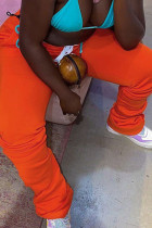 Orange Street Solid Fold Regular Bottoms