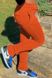 Tangerine Sportswear Calças Sólidas Calças Skinny
