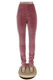 Rote Daily Solid Fold Skinny Bottoms