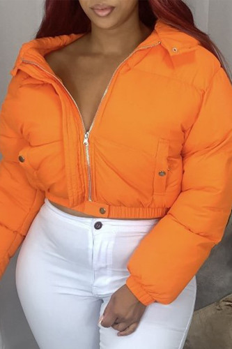 Orange Street Solid Hood Collar Ytterkläder