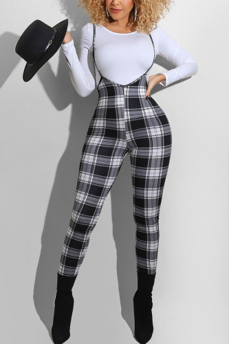 White Daily Leopard O Neck Long Sleeve Two Pieces