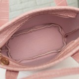 Pink Fashion Casual Solid Crossbody Bag