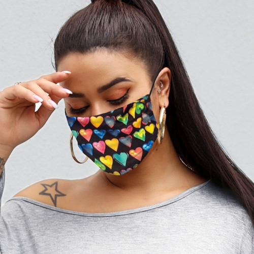 Protection faciale anti-poussière de base à la mode colorée