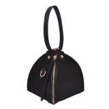 Черная модная однотонная сумка через плечо с застежкой-молнией