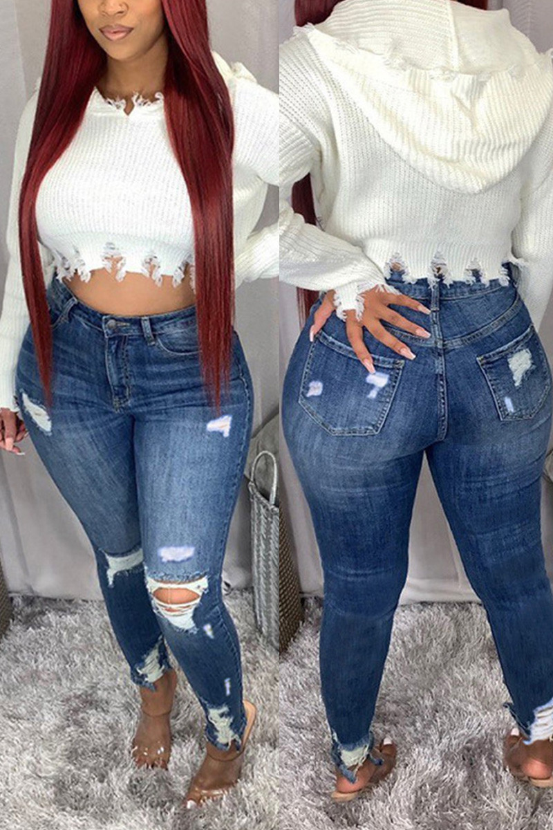 baggy ripped jeans plus size