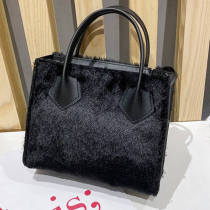 Black Fashion Casual Solid Patchwork Crossbody Bag