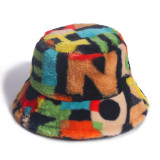 Chapéus com estampa casual de moda colorida