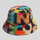 Chapéus com estampa casual de moda colorida