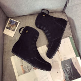 Black Fashion Casual Sweet Round Keep Warm Chaussures confortables