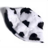 Sombrero de estampado casual de moda blanco negro
