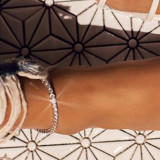 Silberne Mode sexy mit Diamant-Fußkettchen
