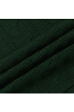 グリーン ウール ヨーロッパとアメリカのソリッド ツーピース スーツ ペンシル長袖ツーピース ショート セット