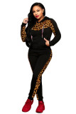 Camouflage adult Casual Fashion Print Camouflage Patchwork Two Piece Suits Leopard pencil Long Sleeve