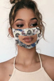Black Fashion Sweet Cute Mixed Printing Face Protection