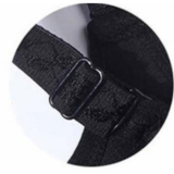 Bustini di design con cerniera per abbigliamento sportivo casual di moda nera
