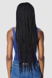 Black Fashion Solid Hign-temperature Resistance Wigs