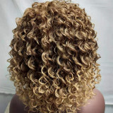 Brown Fashion High-Temperature Resistance Curly Hair Perücken