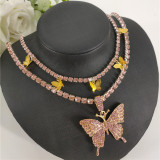 Silver Fashion Sexy Butterfly Necklace