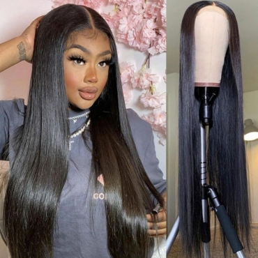 

Black Fashion Solid High-temperature Resistance Wigs