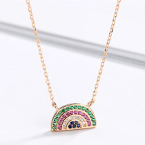 Rose Gold Fashion Rhinestone Necklaces