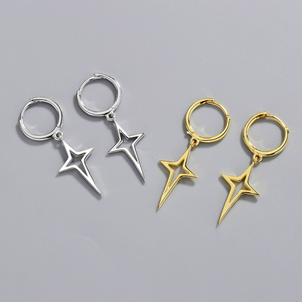 Pendientes Silver Fashion Street Solid The Stars