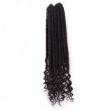 Black Fashion Solid Hign-temperature Resistance Wigs Plait