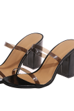Apricot Casual Street Patchwork Opened Out Door Schuhe