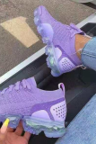 Фиолетовая уличная спортивная одежда в стиле пэчворк Закрытые спортивные кроссовки