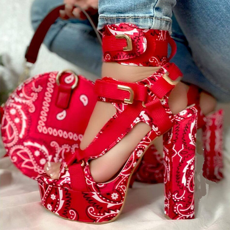 

Red Casual Street Hollowed Out Split Joint Opend Out Door Shoes