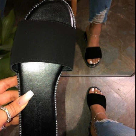 Black Casual Street Split Joint Printing Opend Out Door Shoes