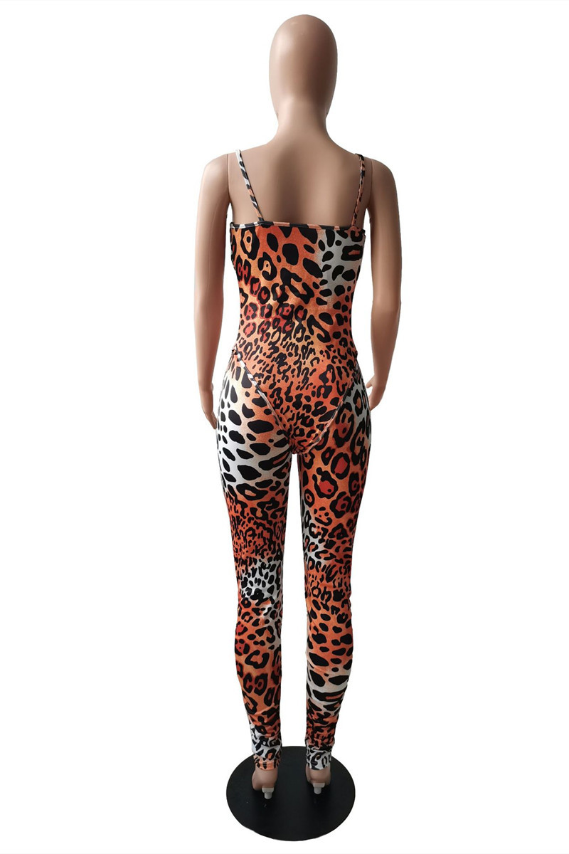 leopard backless top