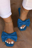 Blue Fashion Daily Patchwork Opend Comfortable Shoes