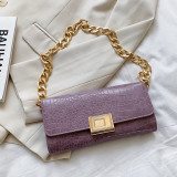 Purpurrote Mode-beiläufige feste Ketten-Taschen