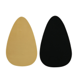 Черный желтый сексуальный сплошной невидимый бюстгальтер (две пары планок)