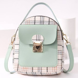 Pink Fashion Casual Patchwork Zipper Backpack